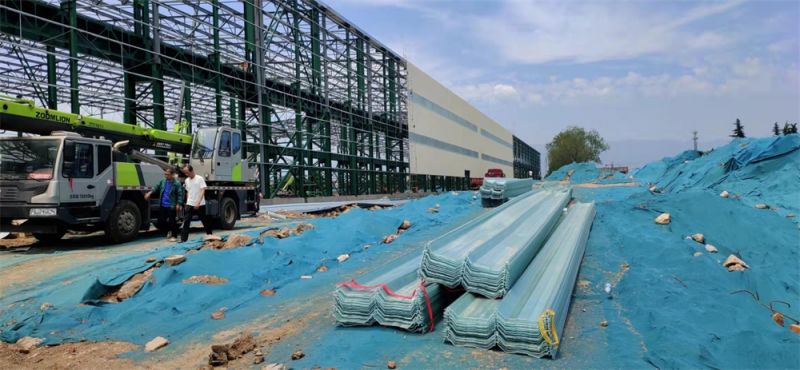 正在建設(shè)的濟(jì)鋼